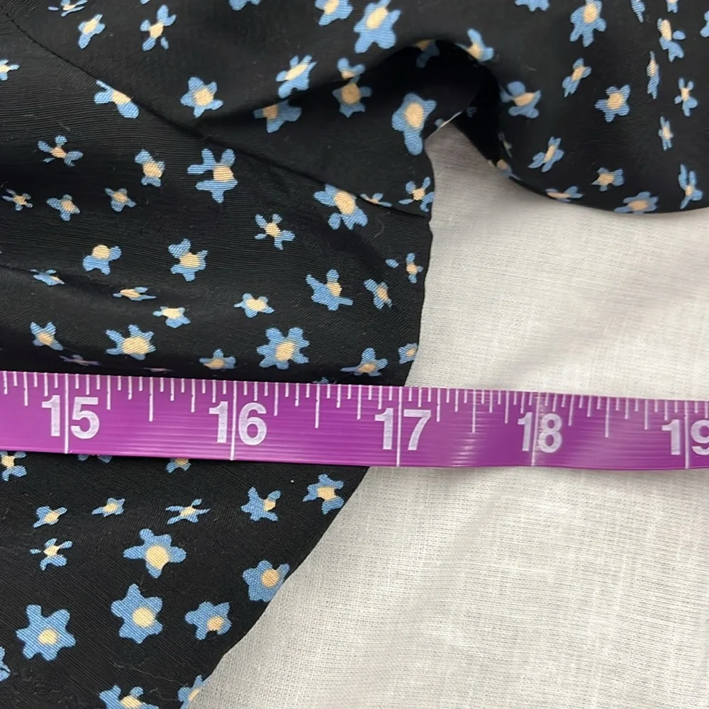 NWT Madewell Seamed Long-Sleeve Mini Dress in Ditsy Floral!!! - Picture 5 of 12